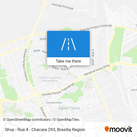 Shvp - Rua 4 - Chácara 293 map