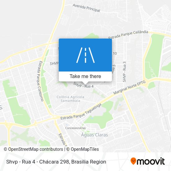 Shvp - Rua 4 - Chácara 298 map