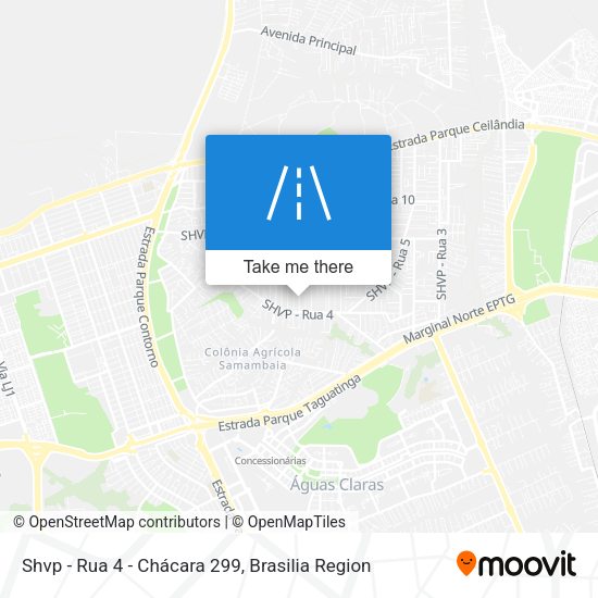 Shvp - Rua 4 - Chácara 299 map