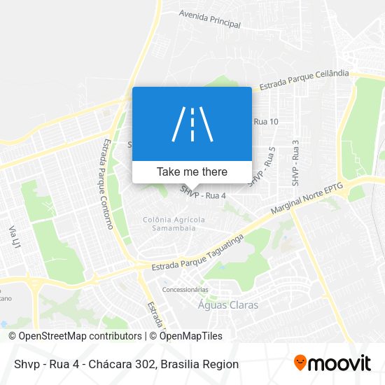 Shvp - Rua 4 - Chácara 302 map