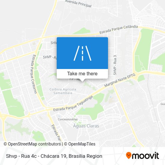 Shvp - Rua 4c - Chácara 19 map