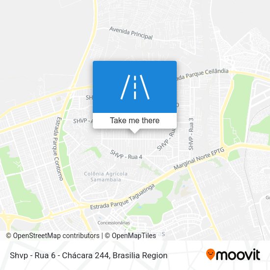 Shvp - Rua 6 - Chácara 244 map