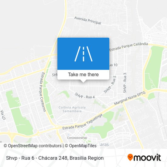 Shvp - Rua 6 - Chácara 248 map