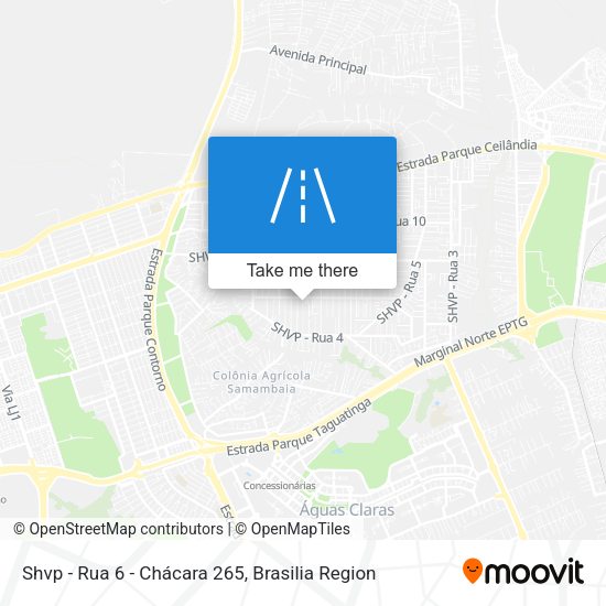 Shvp - Rua 6 - Chácara 265 map