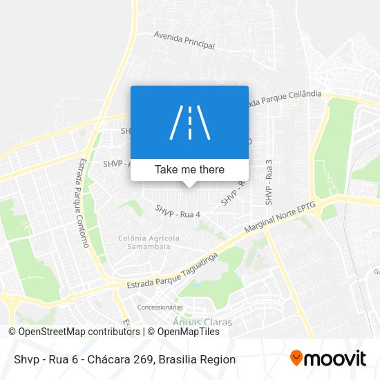 Shvp - Rua 6 - Chácara 269 map
