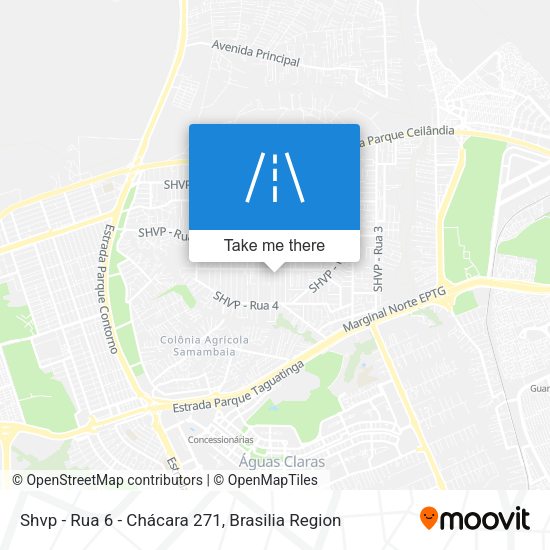 Shvp - Rua 6 - Chácara 271 map
