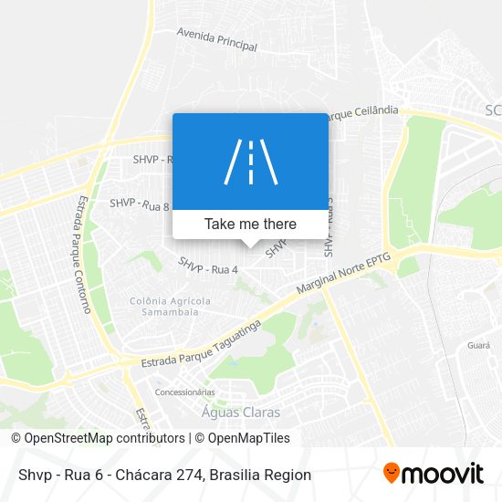 Shvp - Rua 6 - Chácara 274 map