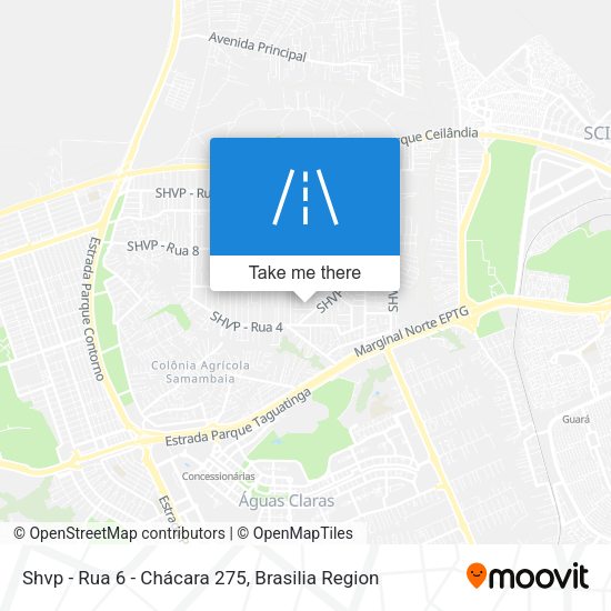 Shvp - Rua 6 - Chácara 275 map