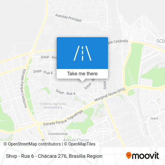 Shvp - Rua 6 - Chácara 276 map