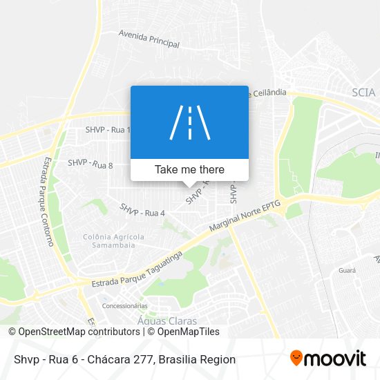 Shvp - Rua 6 - Chácara 277 map