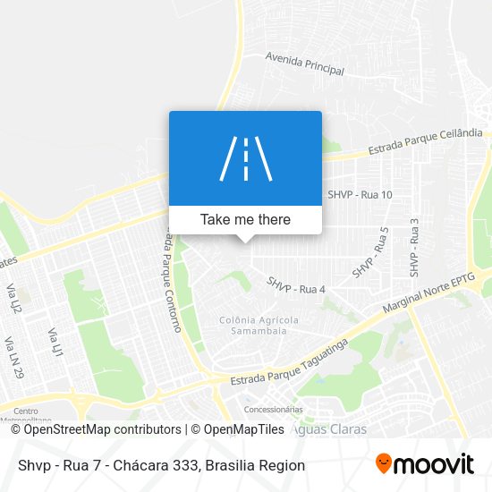 Shvp - Rua 7 - Chácara 333 map