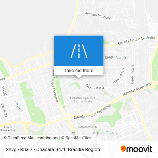 Shvp - Rua 7 - Chácara 34/1 map