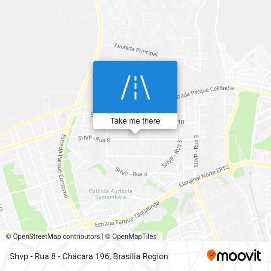Shvp - Rua 8 - Chácara 196 map