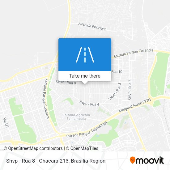 Shvp - Rua 8 - Chácara 213 map