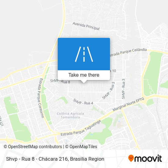 Shvp - Rua 8 - Chácara 216 map