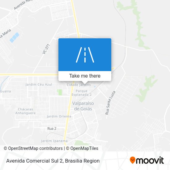 Avenida Comercial Sul 2 map