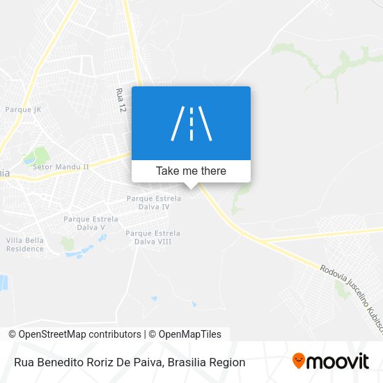 Rua Benedito Roriz De Paiva map