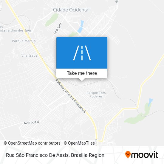 Rua São Francisco De Assis map