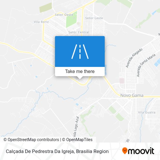 Calçada De Pedrestra Da Igreja map