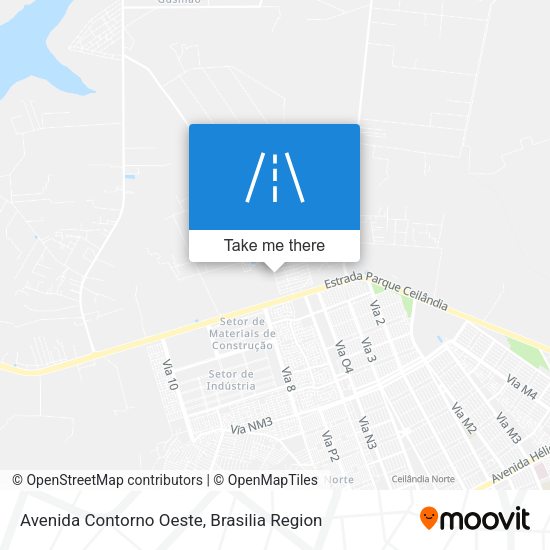 Avenida Contorno Oeste map