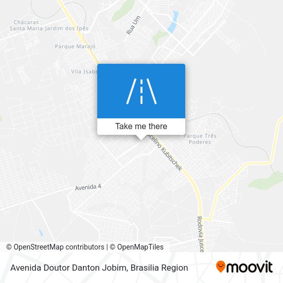 Avenida Doutor Danton Jobim map