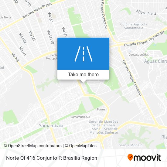 Norte QI 416 Conjunto P map