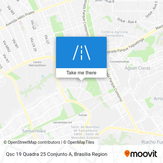Qsc 19 Quadra 25 Conjunto A map