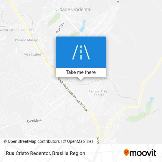 Rua Cristo Redentor map