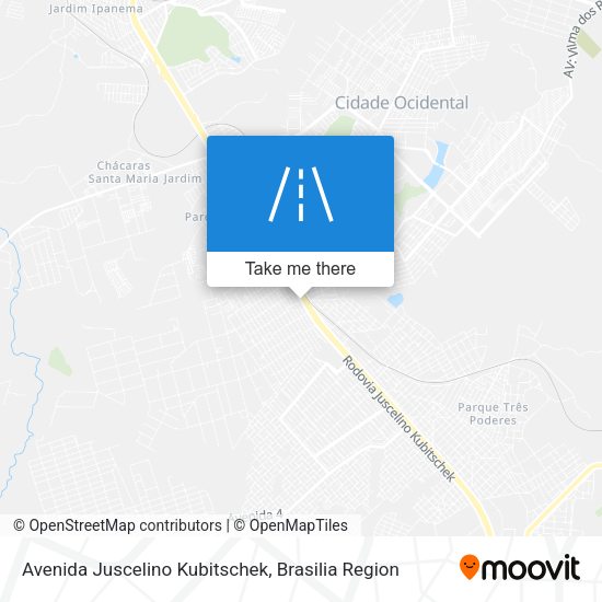 Avenida Juscelino Kubitschek map