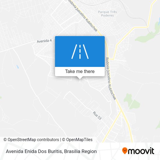 Avenida Enida Dos Buritis map