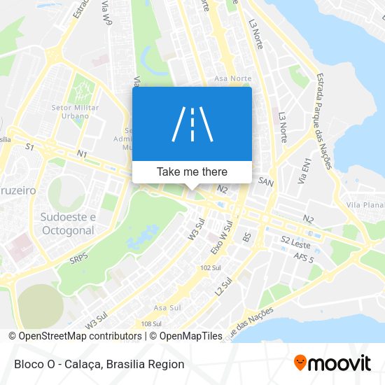 Bloco O - Calaça map