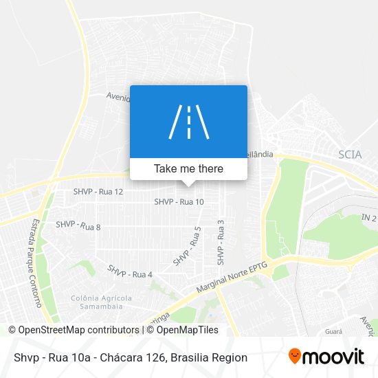 Shvp - Rua 10a - Chácara 126 map