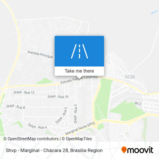 Shvp - Marginal - Chácara 28 map