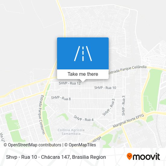 Shvp - Rua 10 - Chácara 147 map