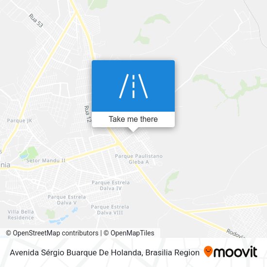Avenida Sérgio Buarque De Holanda map