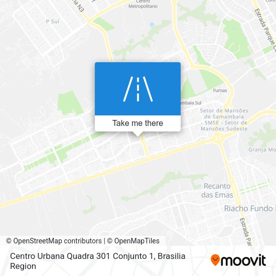 Centro Urbana Quadra 301 Conjunto 1 map
