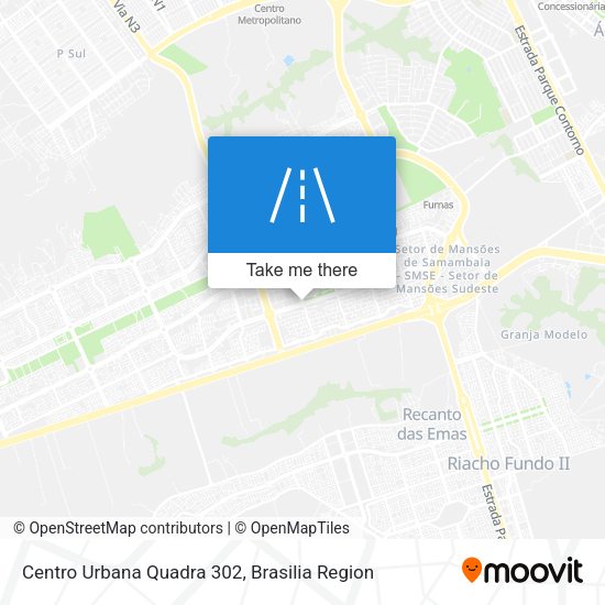 Centro Urbana Quadra 302 map