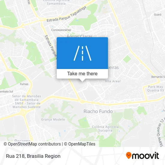 Rua 218 map