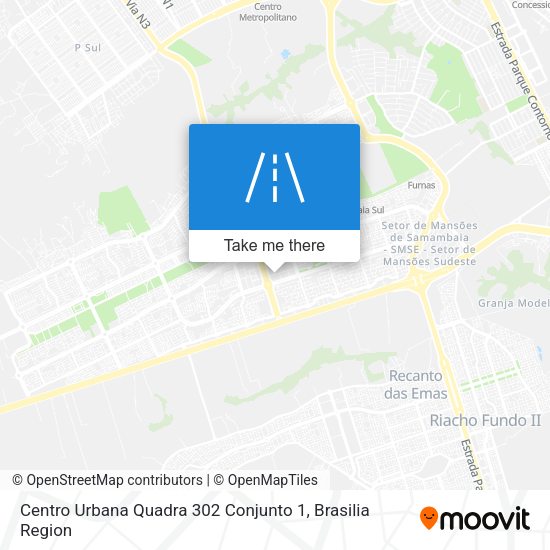 Centro Urbana Quadra 302 Conjunto 1 map