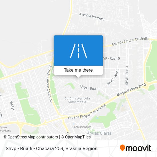 Shvp - Rua 6 - Chácara 259 map