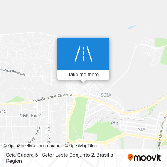 Scia Quadra 6 - Setor Leste Conjunto 2 map