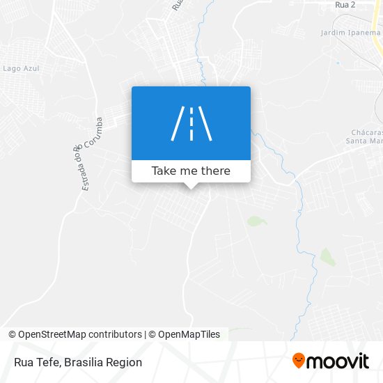 Rua Tefe map