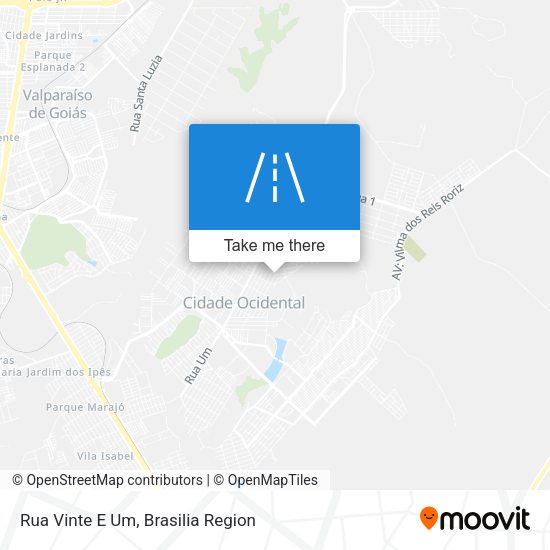 Rua Vinte E Um map