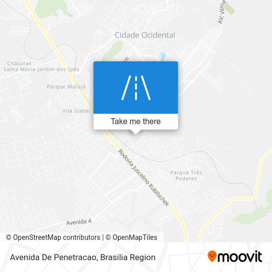 Avenida De Penetracao map