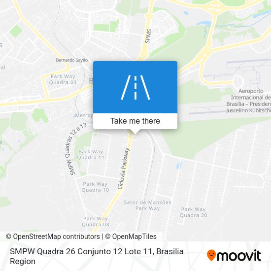 SMPW Quadra 26 Conjunto 12 Lote 11 map