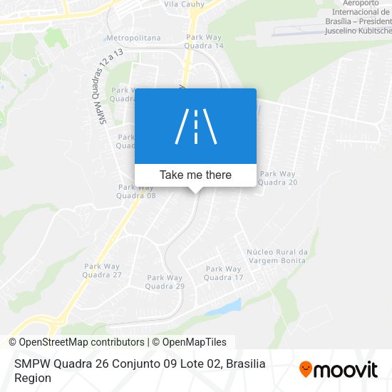 SMPW Quadra 26 Conjunto 09 Lote 02 map