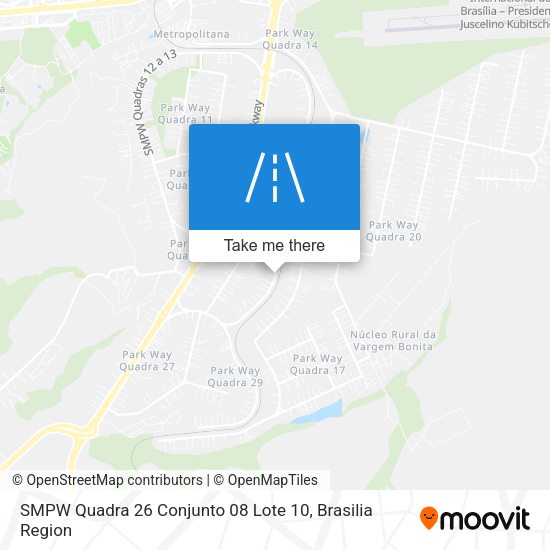 SMPW Quadra 26 Conjunto 08 Lote 10 map