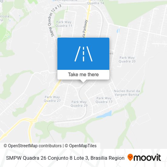 SMPW Quadra 26 Conjunto 8 Lote 3 map