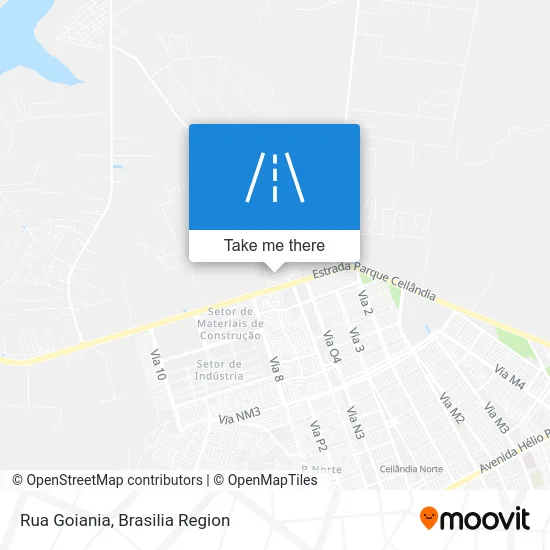 Rua Goiania map