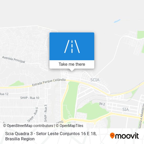 Scia Quadra 3 - Setor Leste Conjuntos 16 E 18 map